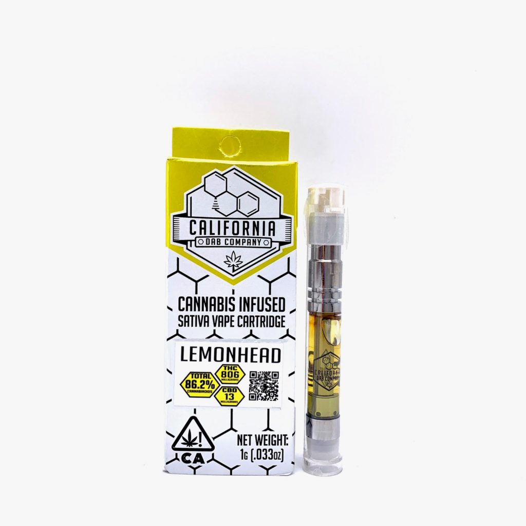 California Dab Company Lemon Head Cartridge 1G The Kind Center