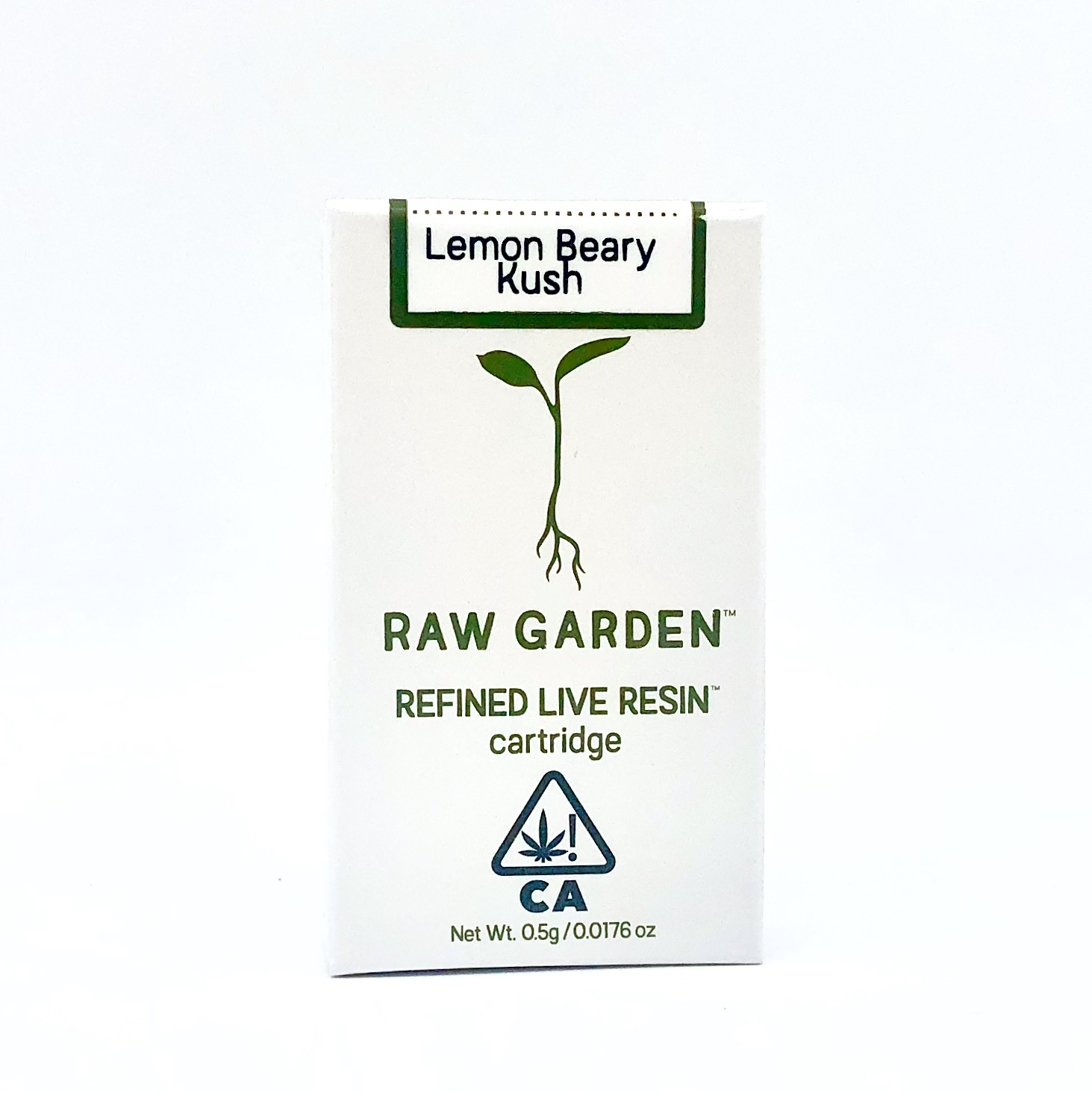 Raw Garden Lemon Beary Kush Cartridge .5g The Kind Center