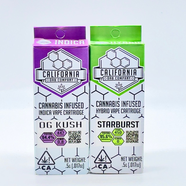 California Dab Company OG Kush .5g PROMO **Must Buy 1G CDC Cartridge