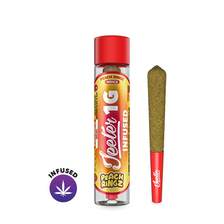 Jeeter Infused Peach Ringz Preroll 1G The Kind Center