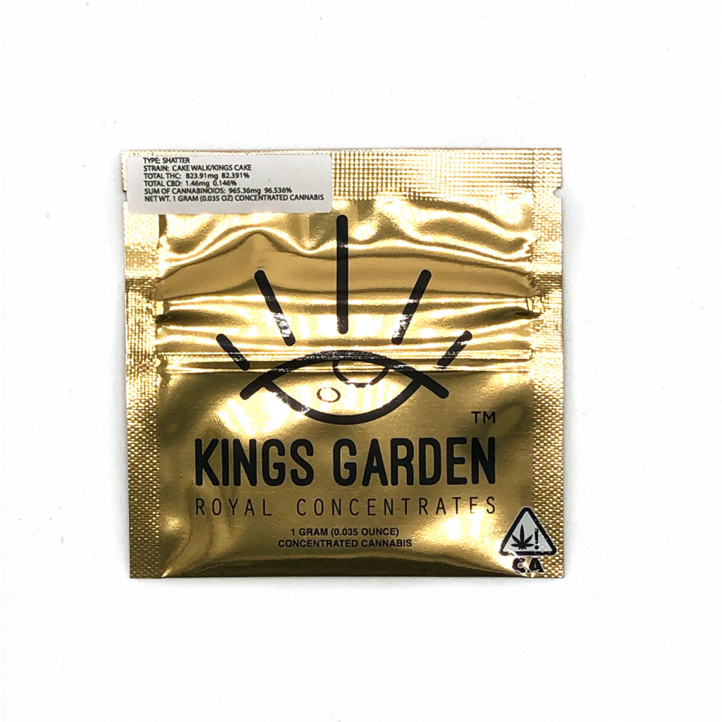 Kings Garden Cake Walk Kings Cake Shatter 1g The Kind Center
