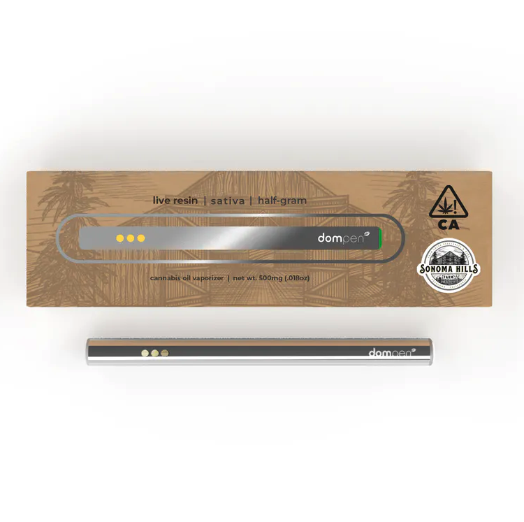 Dompen - Sativa Durban Biscotti Disposable Vape Pen 0.5G - The Kind Center