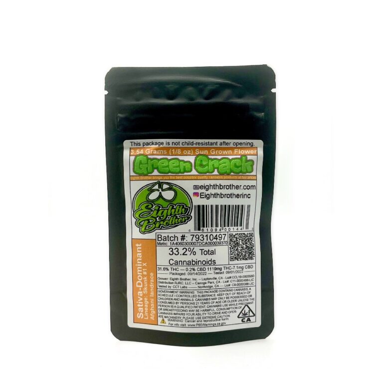 Eighth Brother Green Crack 3.5G The Kind Center