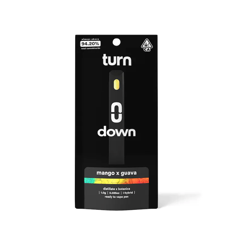 Turn IndicaHybrid Mango x Guava Disposable Vape Pen 1G The Kind Center